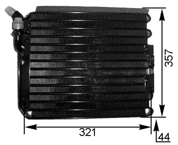 mahle behr condenser porsche 911 88-98  frsport 351300681