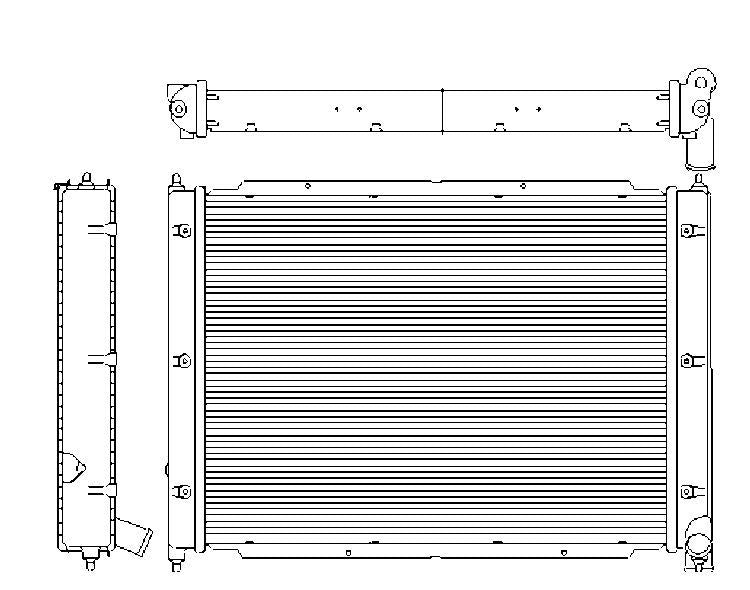 mahle behr radiator engine cooling vw  frsport 376713631