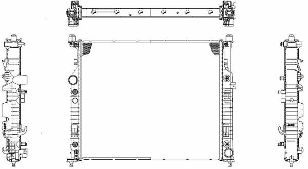 mahle behr radiator mb gl class 07  frsport 376781561