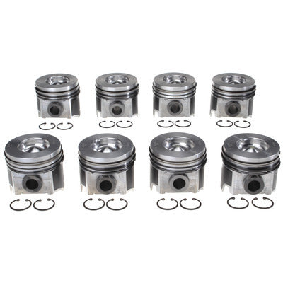 Mahle OE Piston Set w/Rings Ford 6.0L Diesel 8pk M772243503WR030