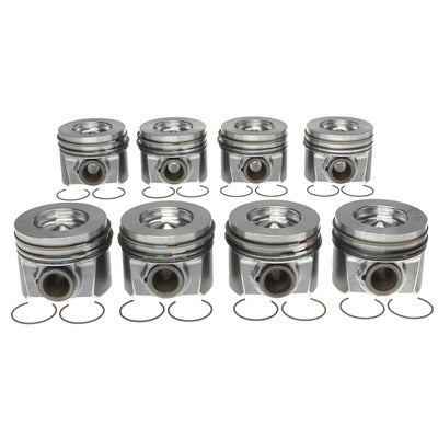 Mahle OE Piston Set w/Rings Ford 6.4L Diesel 8pk M772243666WR