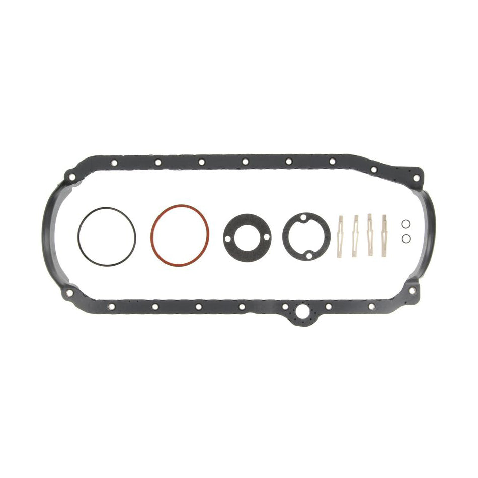 Mahle OE Oil Pan Gasket Set - SBC 86-91 w/1-Piece Rr Main M77OS32496B