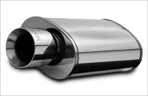 MagnaFlow Exhaust Products Stainless Muffler 2.25in In / 4in Tips Out MAG14832