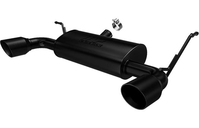 MagnaFlow Exhaust Products 07-  Wrangler 3.6L Axle Back Exhaust Black MAG15160