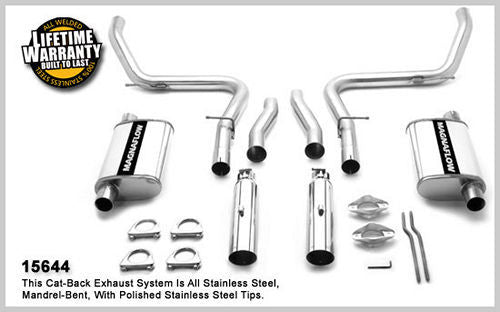 MagnaFlow Exhaust Products 99-04 Mustang Cobra 4.6L Cat Back Kit MAG15644