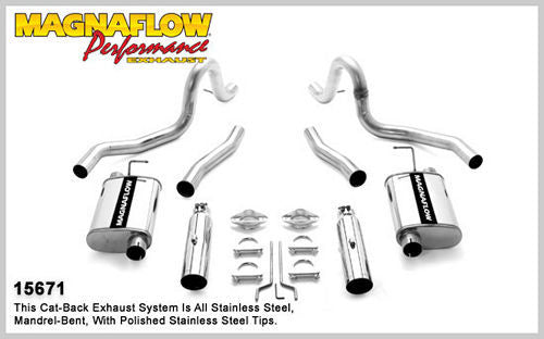 MagnaFlow Exhaust Products 99-04 Mustang GT 4.6L Cat Back Kit MAG15671