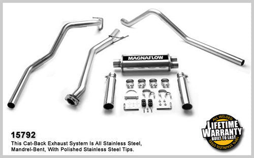 MagnaFlow Exhaust Products 03-07 GM P/U 4.3/4.8/5.3 EC/SB Cat Back Kit MAG15792