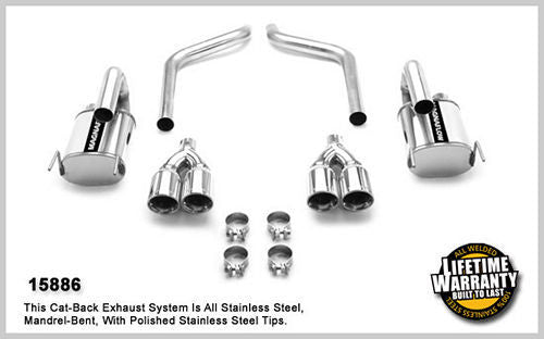 MagnaFlow Exhaust Products 05-08 Corvette 6.0/6.2L Axle Back Kit MAG15886