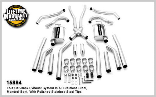 MagnaFlow Exhaust Products 68-72 GM A Body 2.5in Dual Exhaust System MAG15894