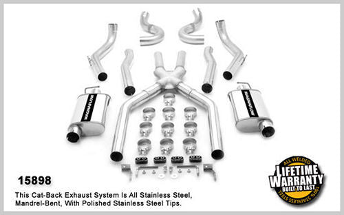 MagnaFlow Exhaust Products 68-72 GM A Body 3in Dual Exhaust System MAG15898