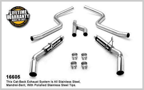 MagnaFlow Exhaust Products 05-09 Mustang 4.0L V6 Cat Back Kit MAG16605