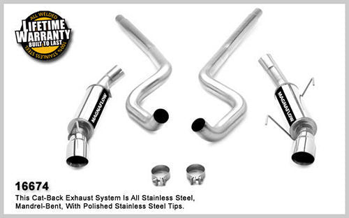 MagnaFlow Exhaust Products 05-09 Mustang 4.6L Cat Back Kit MAG16674