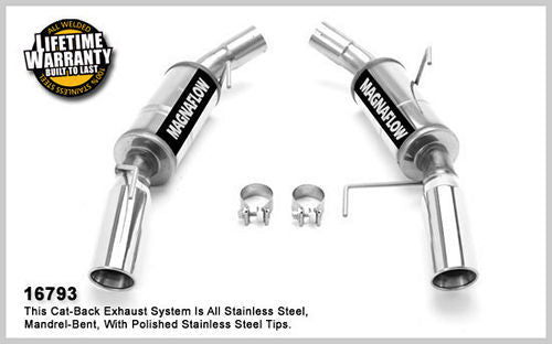 MagnaFlow Exhaust Products 05-09 Mustang 4.6L Axle Back Kit MAG16793