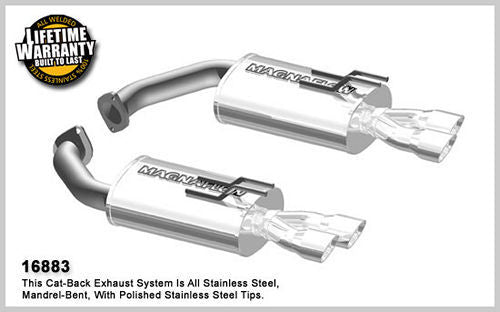 MagnaFlow Exhaust Products Axle Back Only System 08-09 G8 GT 2.5in Dual 3 MAG16883