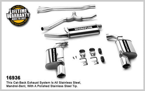 MagnaFlow Exhaust Products 06-  Charger 2.7/3.5L V6 Cat Back Kit MAG16936