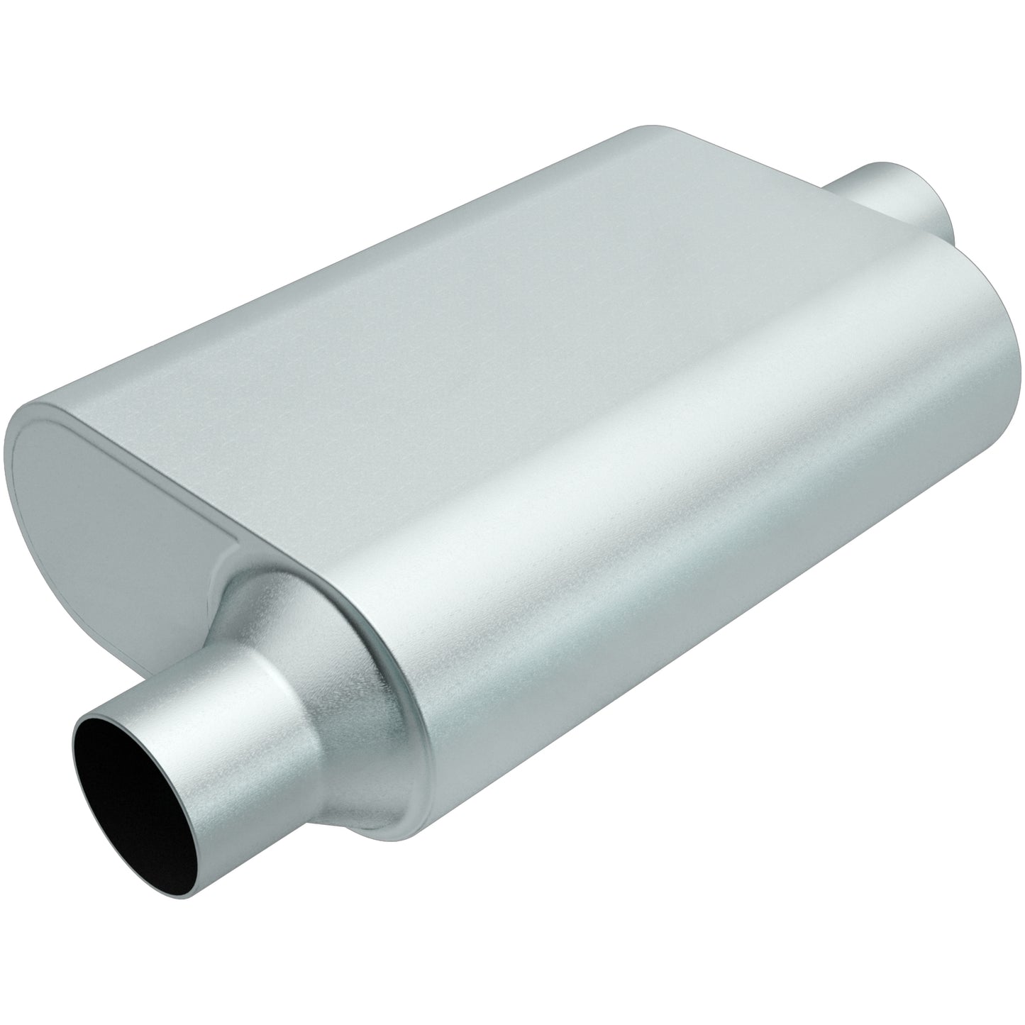 MagnaFlow Exhaust Products Rumble Aluminizd Muffler 2.5in Offset In/Center MAGR22541