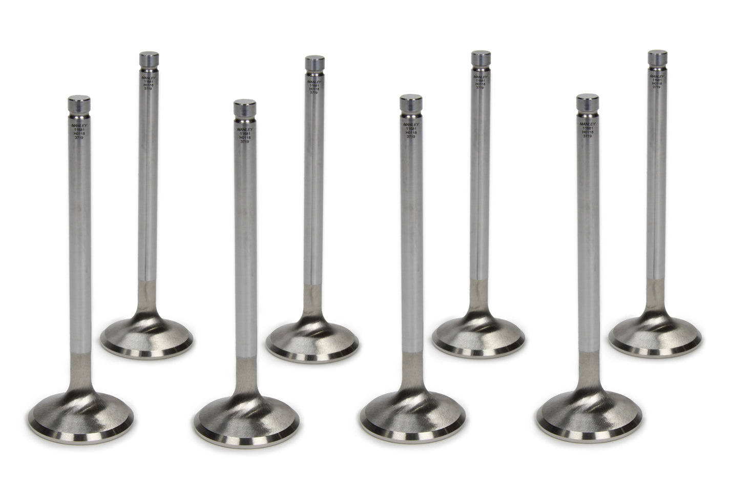 Manley Chevy LS-1/LS-2 4.923in Pro Flo/Extreme Duty Exhaust Valves (Set of 8) 11681-8