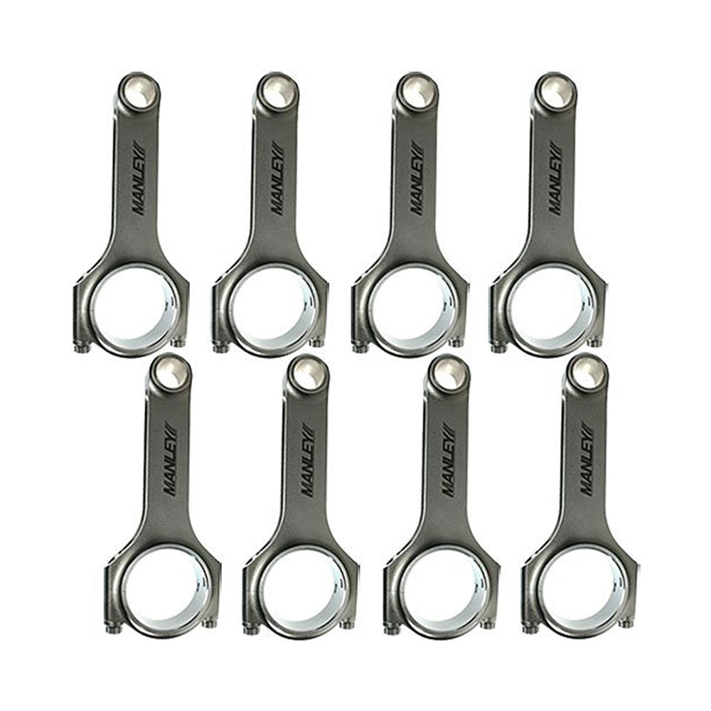 Manley Ford 4.6L / 5.0L H Tuff Series Connecting Rod Set w/ ARP 2000 Bolts 15042R-8