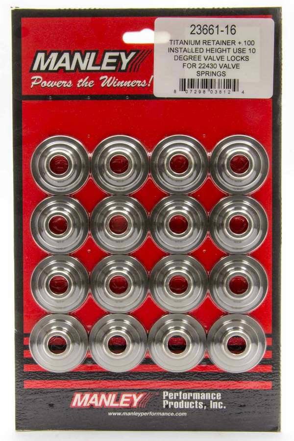 Manley Performance 10 Degree Titanium Retainers - 1.550 MAN23644-16