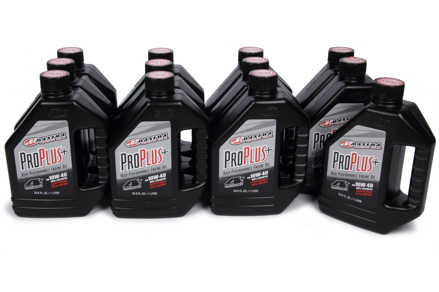 Maxima Racing Oils Pro Plus+ 10w40 Syntheti c Case 12 x 1 Liter MAX30-02901