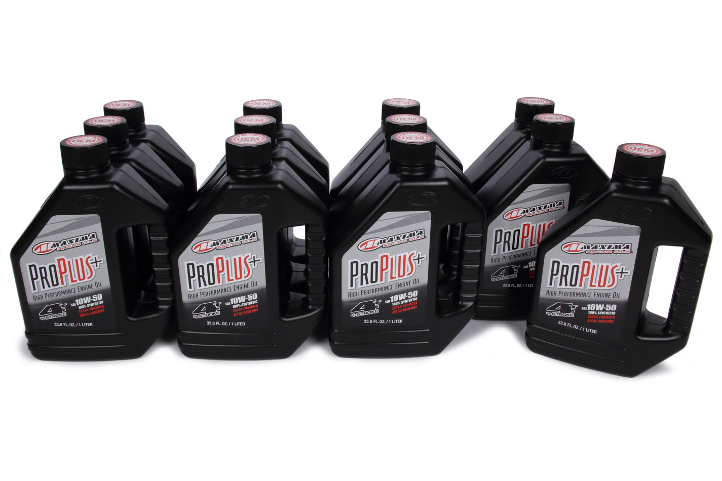 Maxima Racing Oils Pro Plus+ 10w50 Syntheti c Case 12 x 1 Liter MAX30-19901