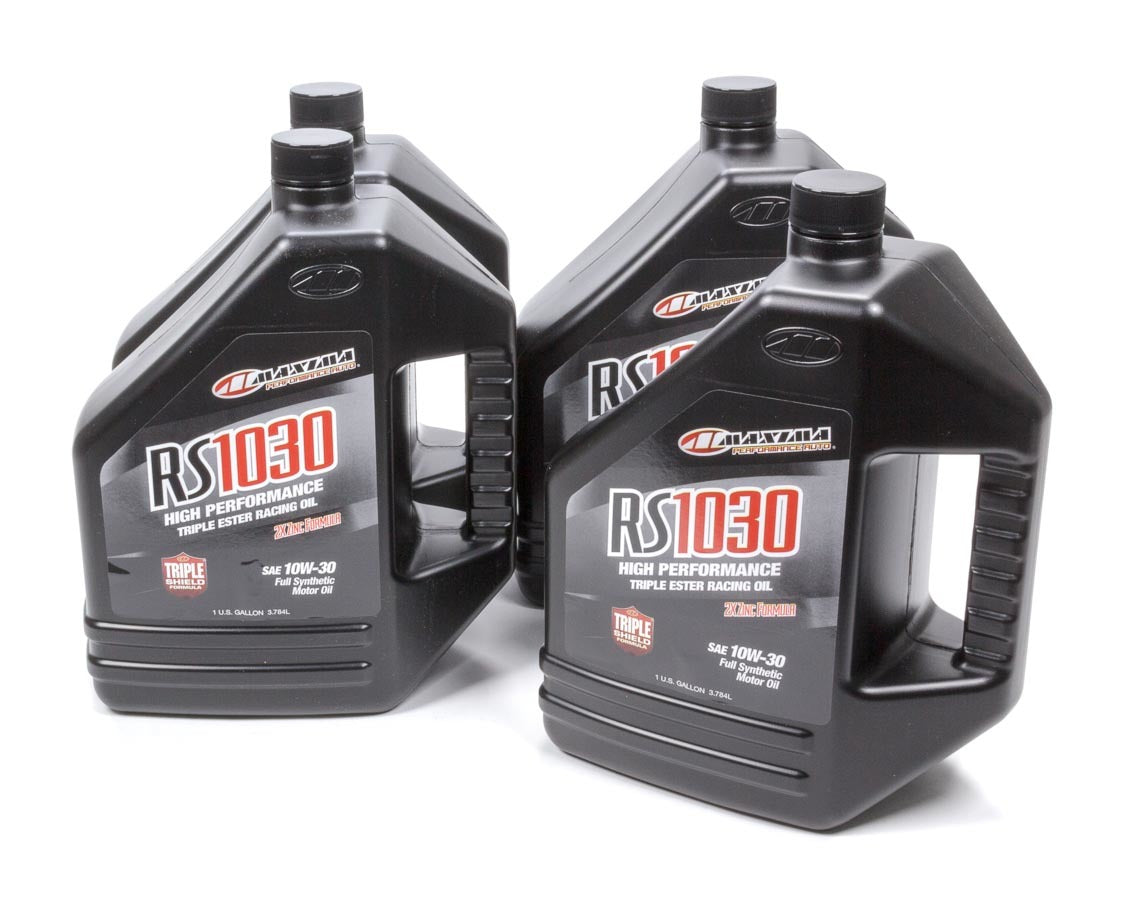 Maxima Racing Oils 10w30 Synthetic Oil Case 4 x 1 Gallons RS1030 MAX39-019128
