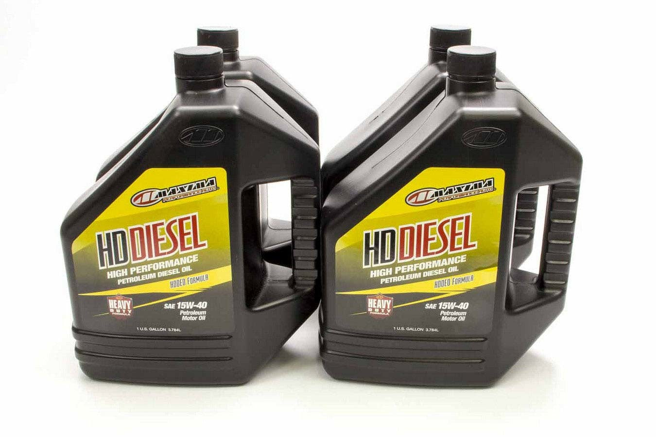 Maxima Racing Oils 15w40 Petroleum Oil Case 4x1 Gallon HD Diesel MAX39-029128