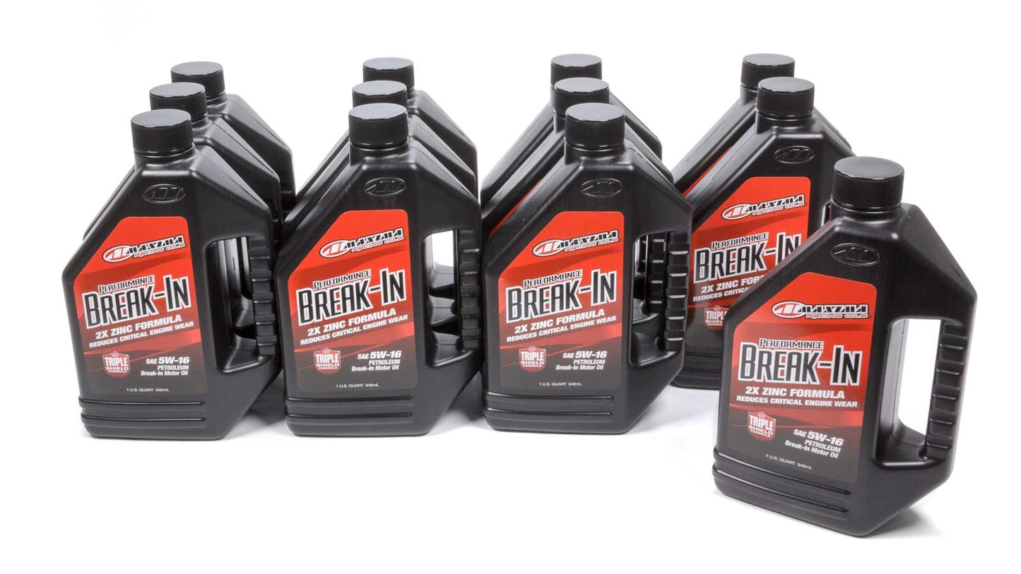 Maxima Racing Oils 5W16 Break-In Oil Case 12x1 Quart MAX39-09901