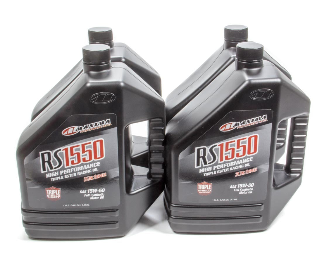 Maxima Racing Oils 15w50 Synthetic Oil Case 4x1 Gallon RS1550 MAX39-329128