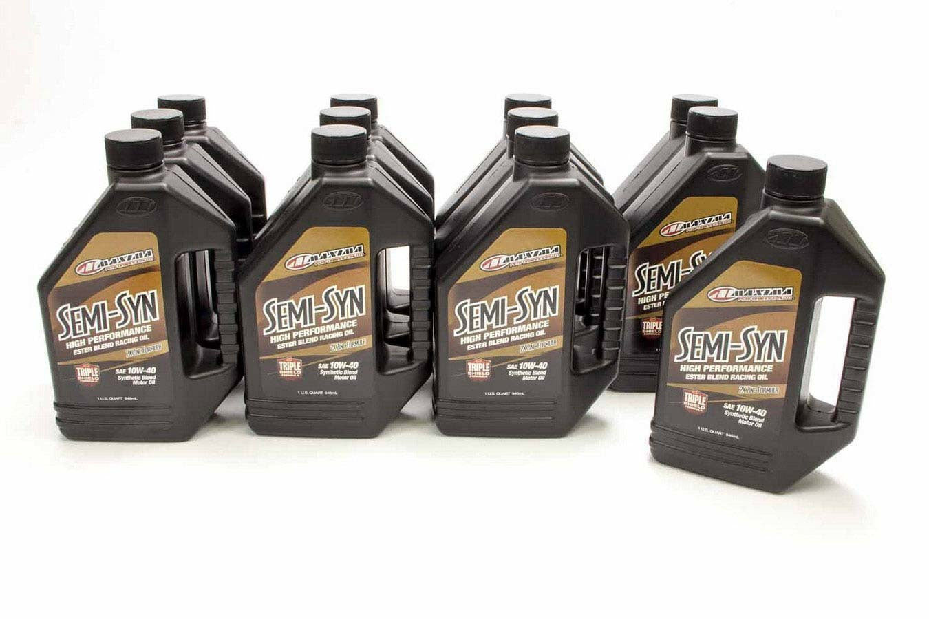 Maxima Racing Oils 10w40 Semi-Syn Oil Case 12x1 Quart MAX39-34901B