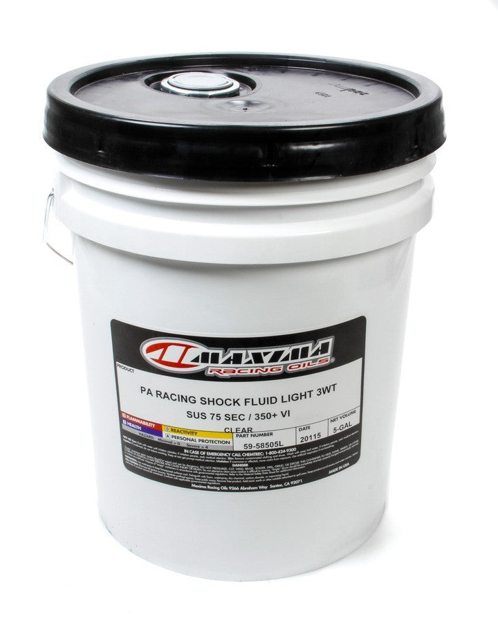 Maxima Racing Oils 3w Racing Shock Oil 5 Gallon Pail MAX59-58505L