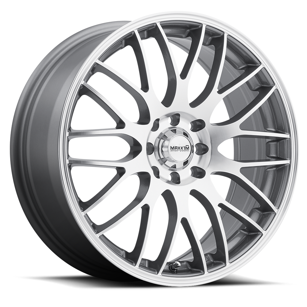 Maxxim Maze Wheel Silver/Machine Face 15X6.5 +38 8X100,8x114.3