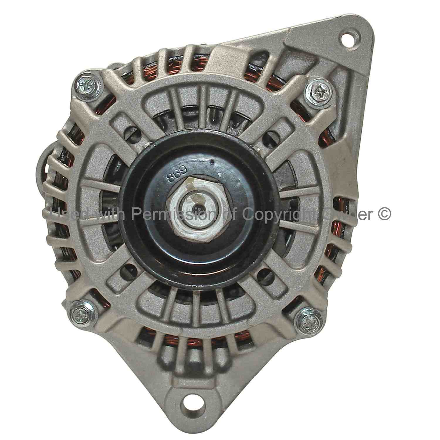 Quality-Built Alternator  top view frsport 13929