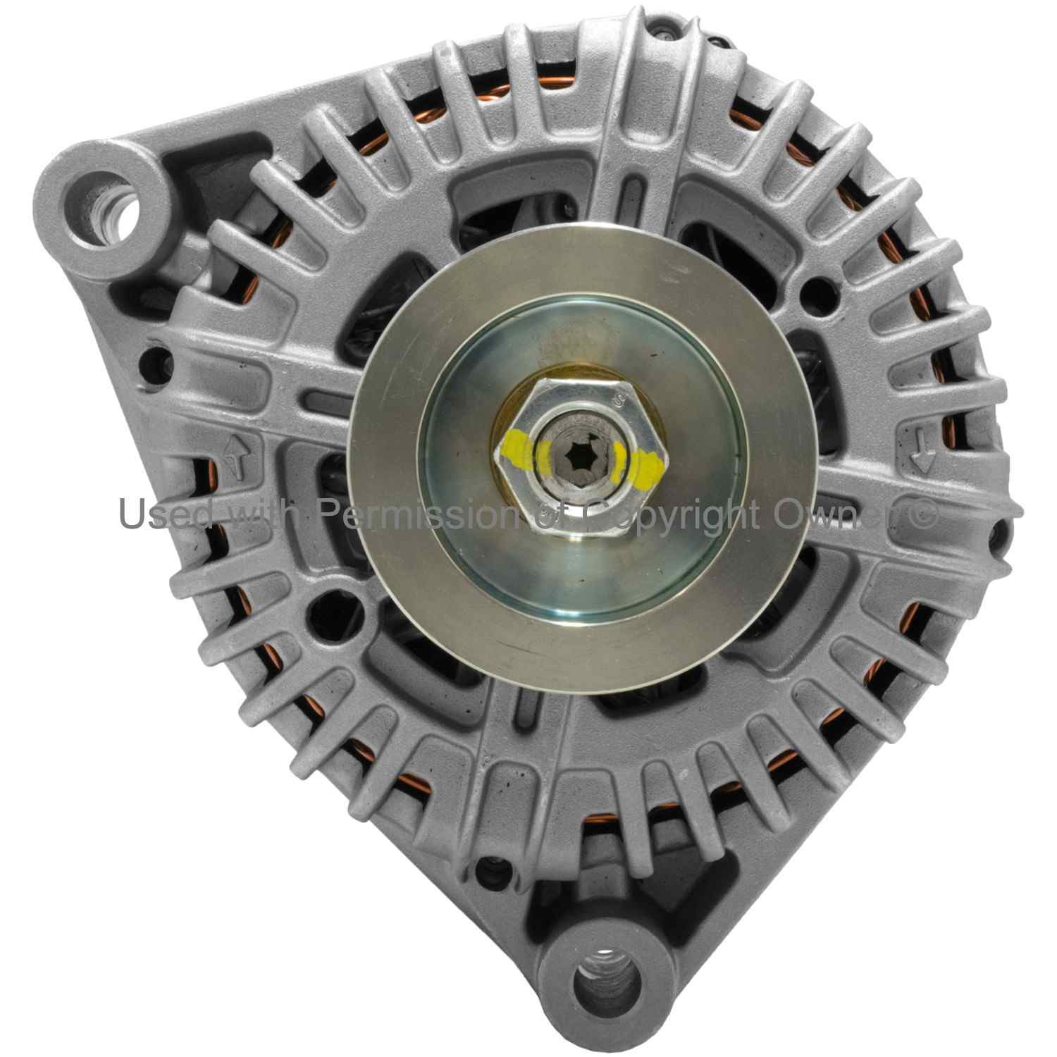 Quality-Built Alternator  top view frsport 13968