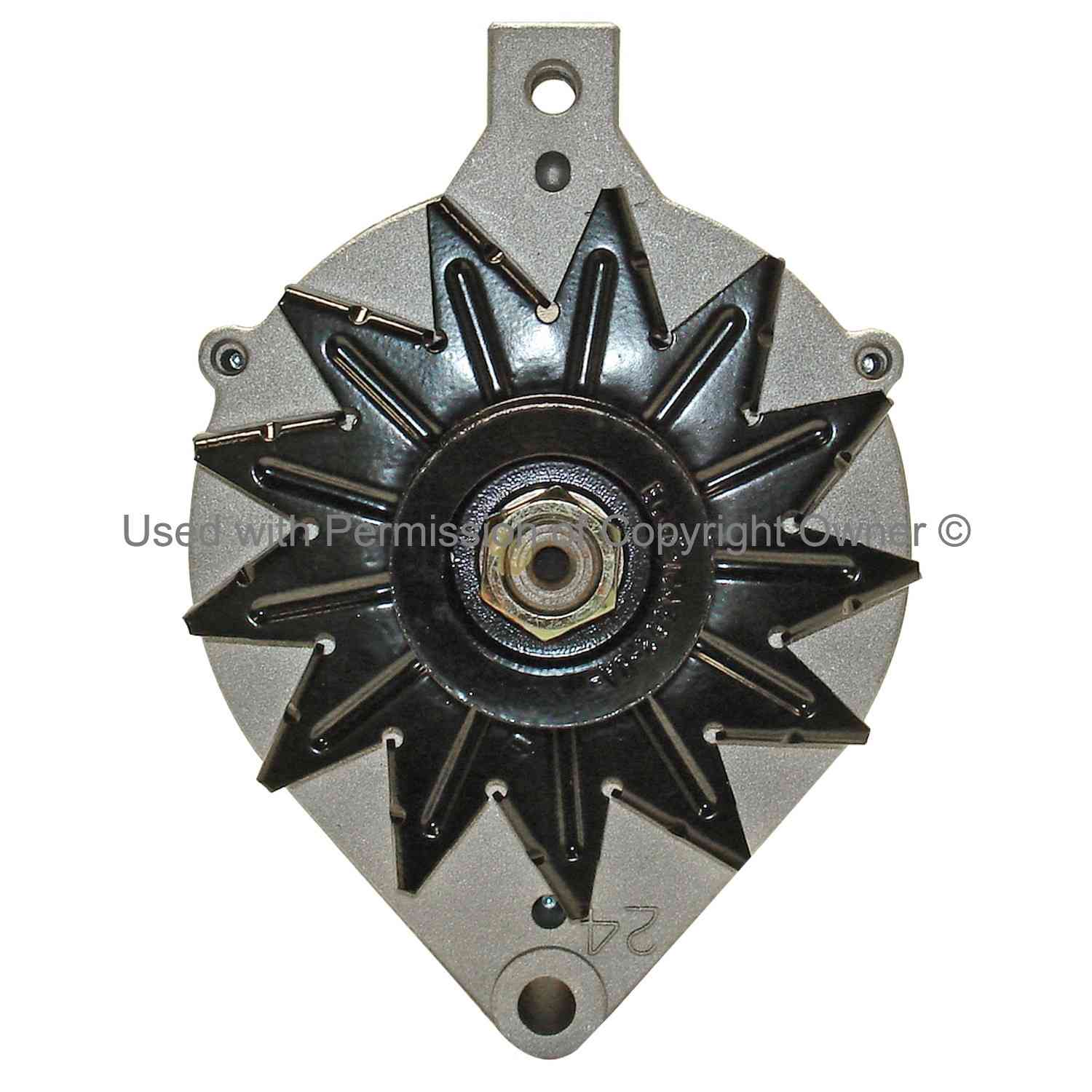 Quality-Built Alternator  top view frsport 7716610