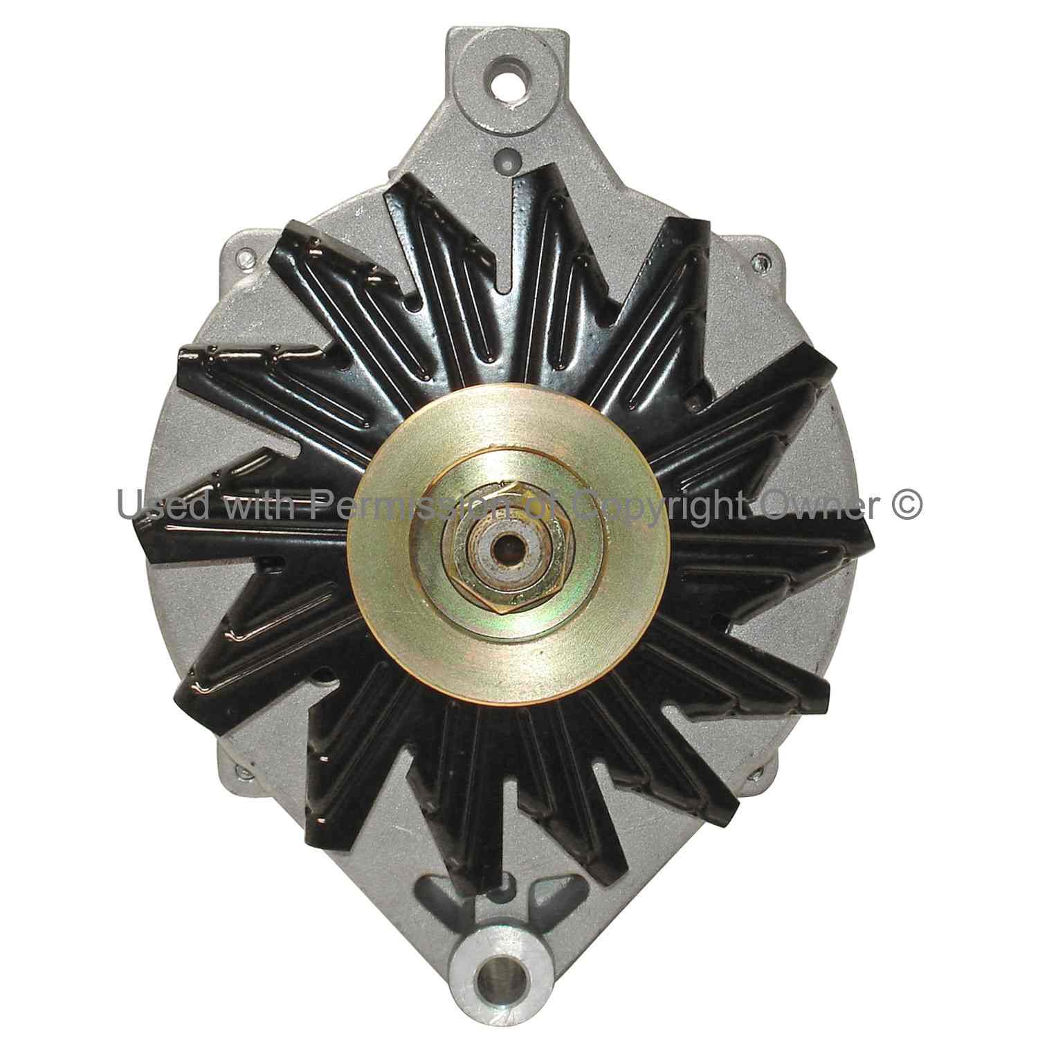 Quality-Built Alternator  top view frsport 7719103