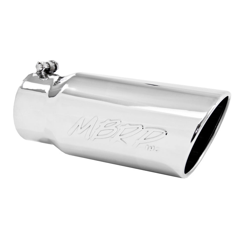 MBRP Tip 5in O.D. Angled Roll ed End  4in inlet MBRT5051