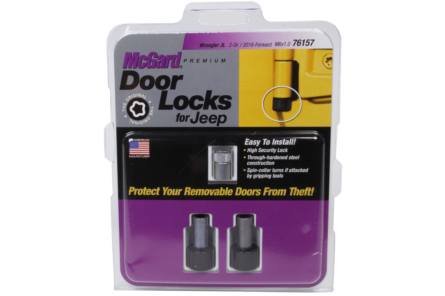Mcgard Door Locks 2Pcs. 18- Jeep JL MCG76157