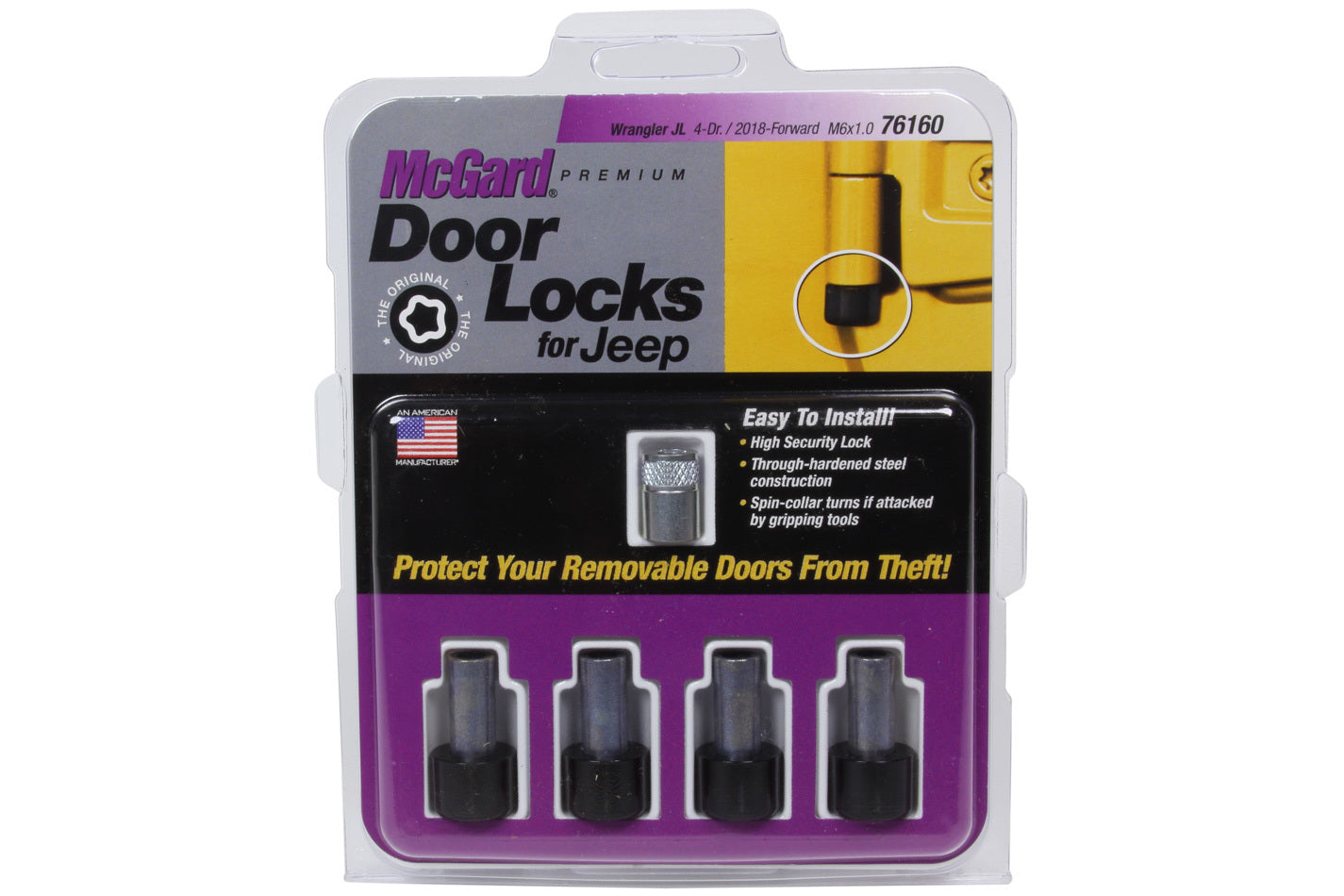 Mcgard Door Locks 4Pcs. 18- Jeep JL MCG76160