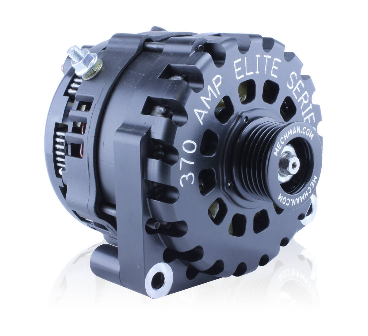 Mechman Alternators E Series 370 amp Billet Alternator GM Truck MECB8302370B