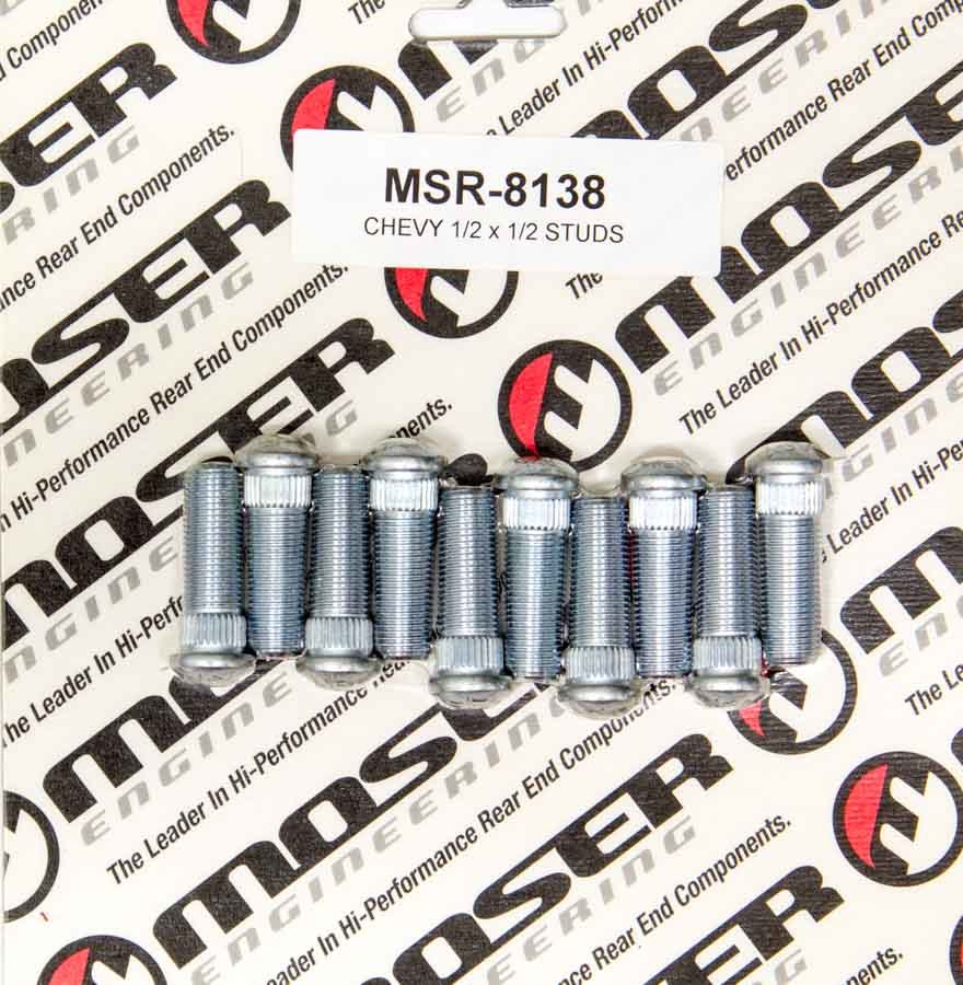 Moser Engineering 1/2-20 x 1-1/2 Wheel Studs (10pk) .530 Knurl MEI8138