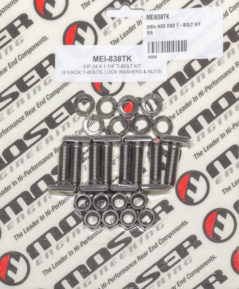 Moser Engineering 3/8in HSG END T-BOLT KIT /EA MEI838TK