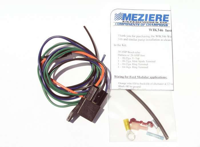 Meziere Wiring Installation Kit for WP346 MEZWIK346