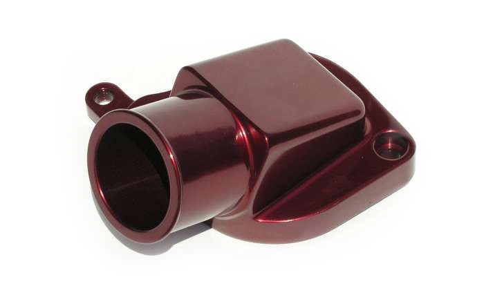 Meziere LS1 Billet Water Neck - Red MEZWN0019R