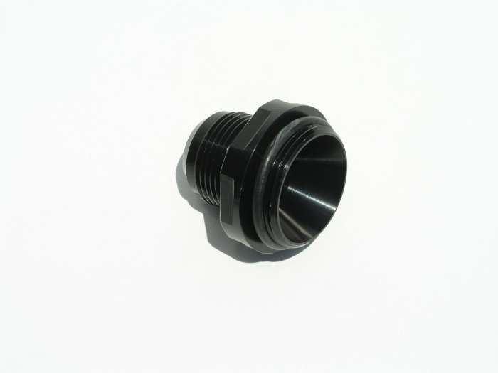 Meziere #16 AN Water Neck Fitting - Black MEZWN0040S