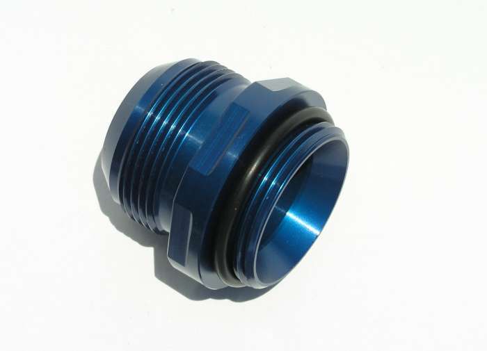 Meziere #20 AN Water Neck Fitting - Blue MEZWN0041B