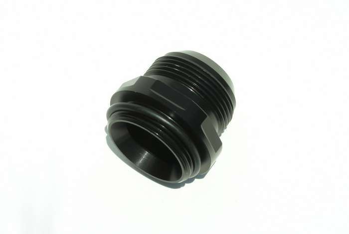 Meziere #20 AN Water Neck Fitting - Black MEZWN0041S