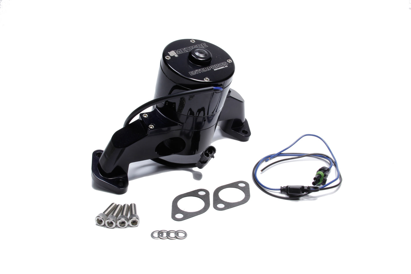 Meziere BBC Billet HD Electric Water Pump Black MEZWP100SHD