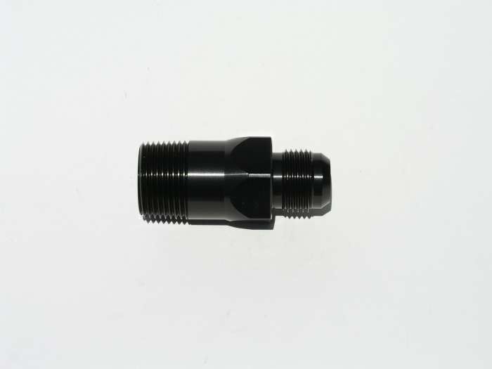 Meziere #12 AN W/P Fitting - Black MEZWP1012S