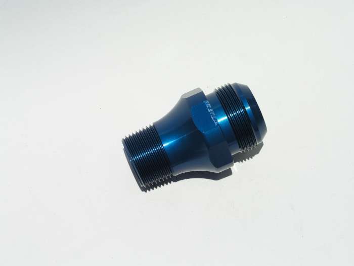 Meziere #20 AN W/P Fitting - Blue MEZWP1020B